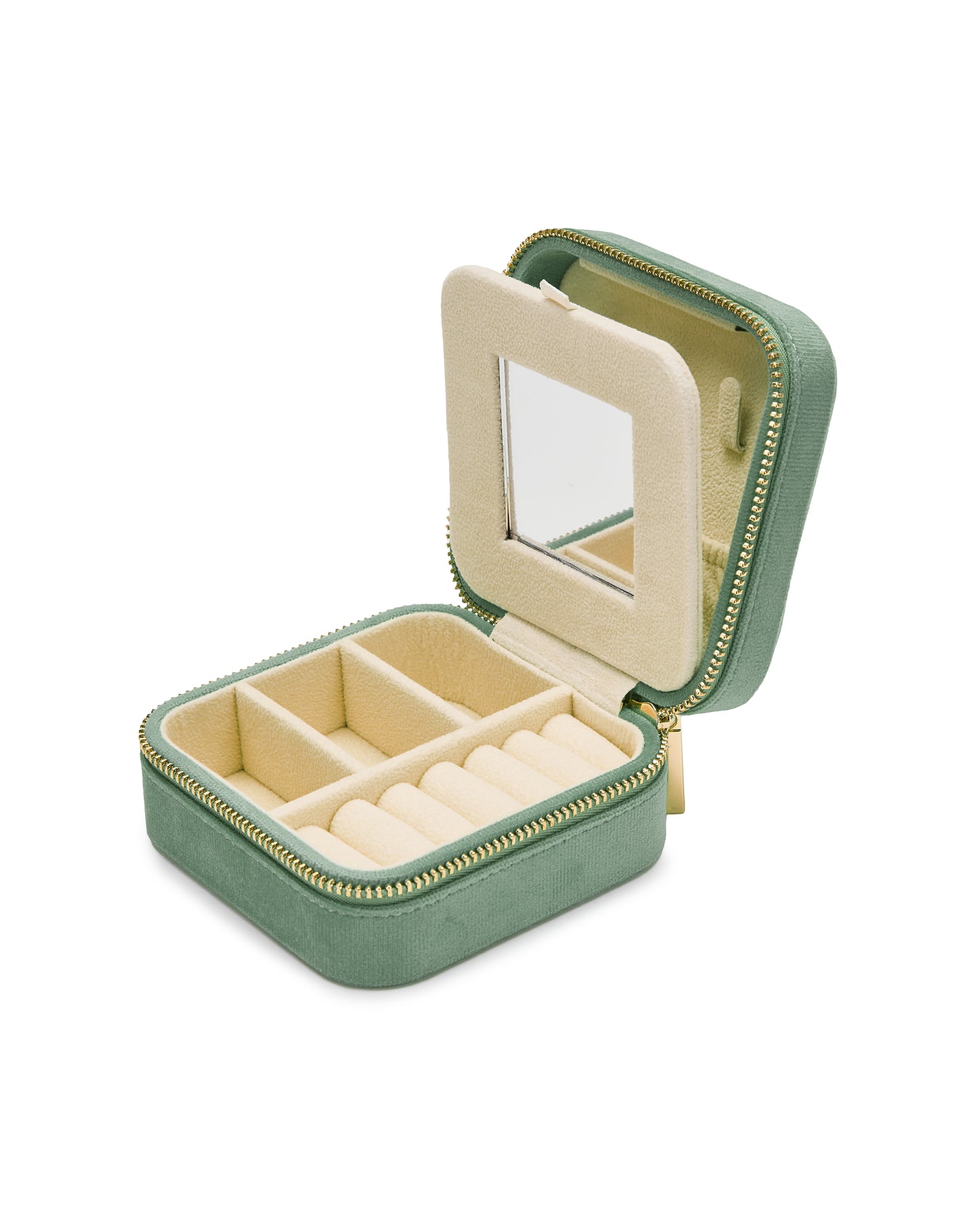 SAMT SCHMUCKKÄSTCHEN col. french green