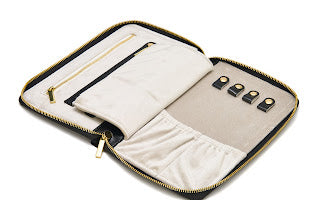 SCHMUCK CLUTCH col. black-champagne
